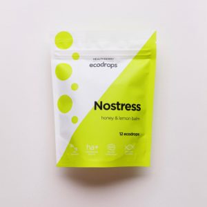 Карамель леденцовая HEALTHBERRY ECODROPS NOSTRESS, 12шт